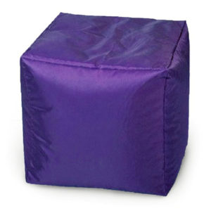 Пуфик куб фиолетовый